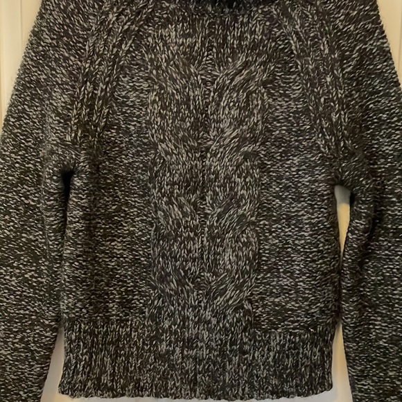 NWT Banana Republic Italian Wool Blend Marled Mockneck Sweater - Picture 8 of 12